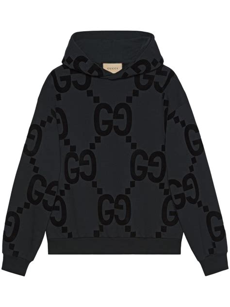 gucci gg flocked hoodie
